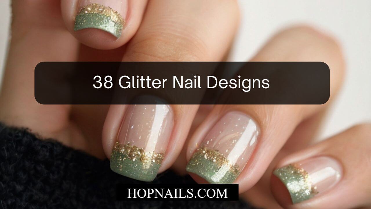 38 Glitter Nail Designs