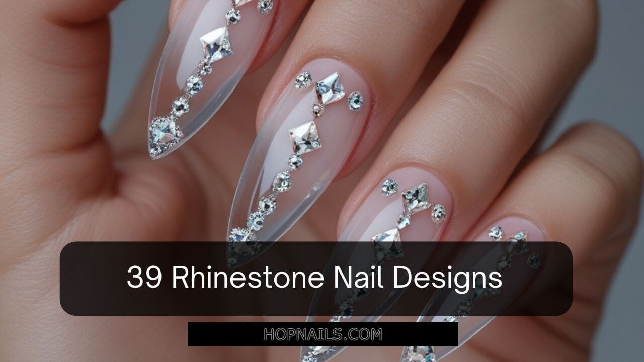 39 Rhinestone Nail
