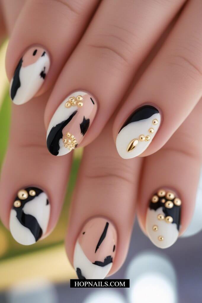 Black, White, and Gilded