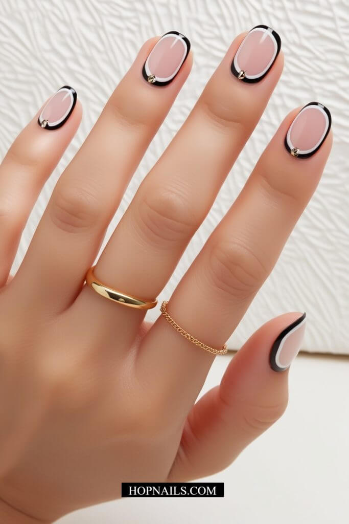 Black, White, and Gold