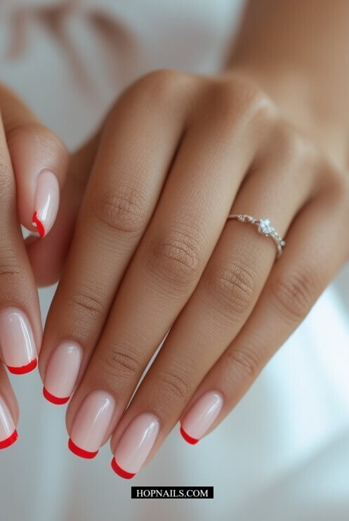 Chic Micro French Tip Nails