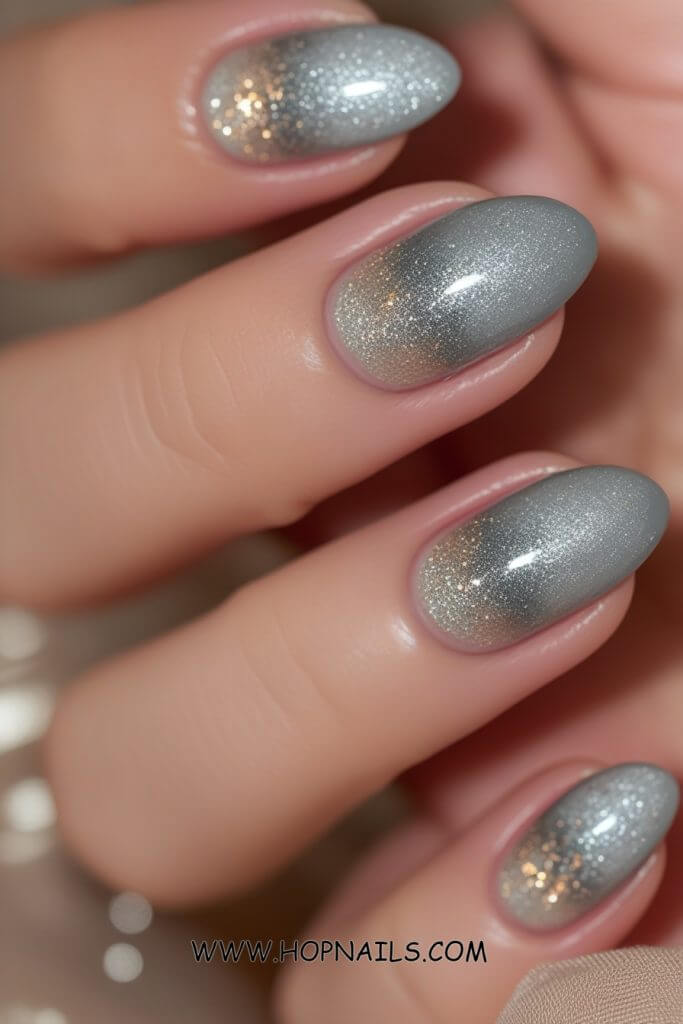 Gray and Silver Cat Eye Gel