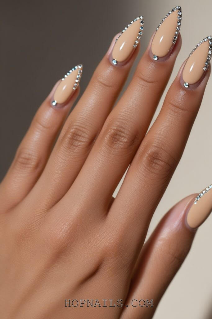 Rhinestoned French