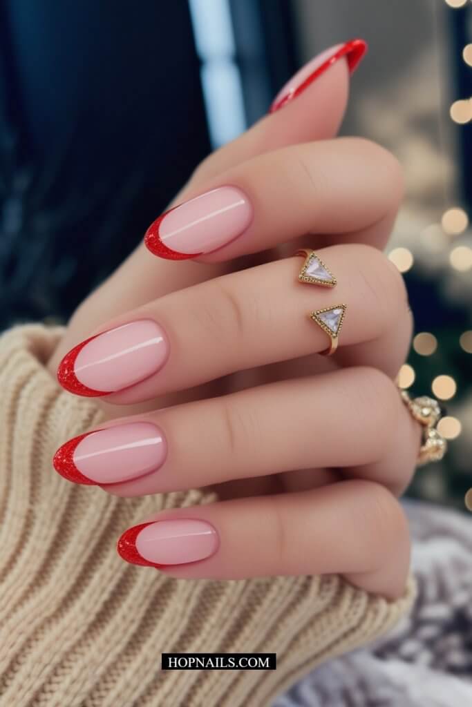 Round French Nail Design
