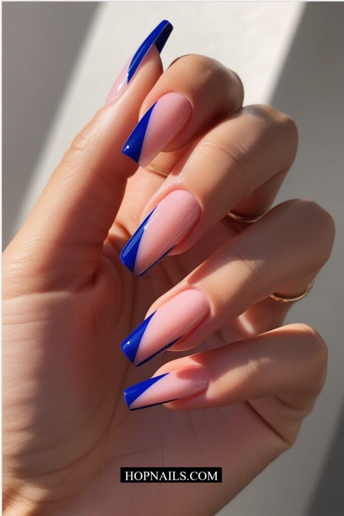 Side French Nails