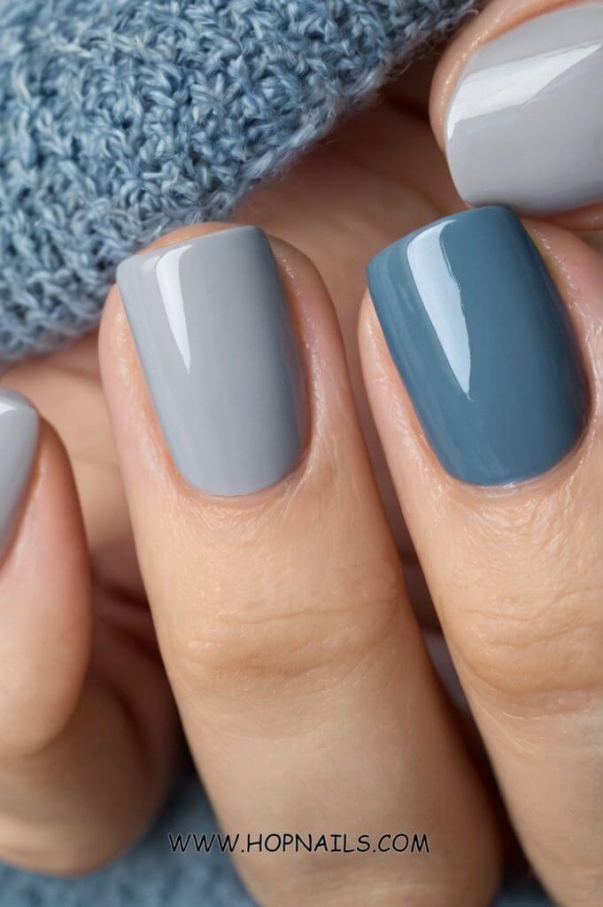 Two Tone Mani nail
