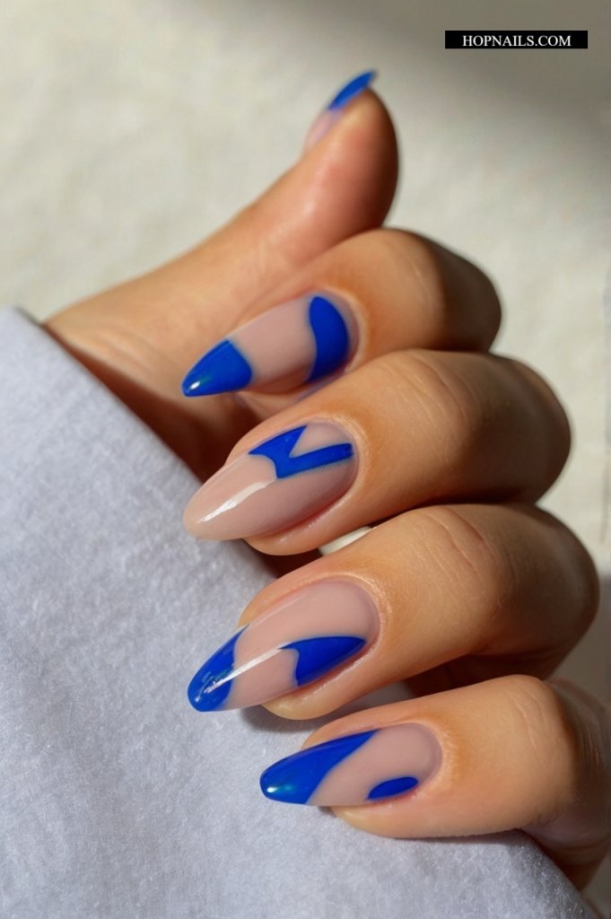 Abstract Negative Space nail
