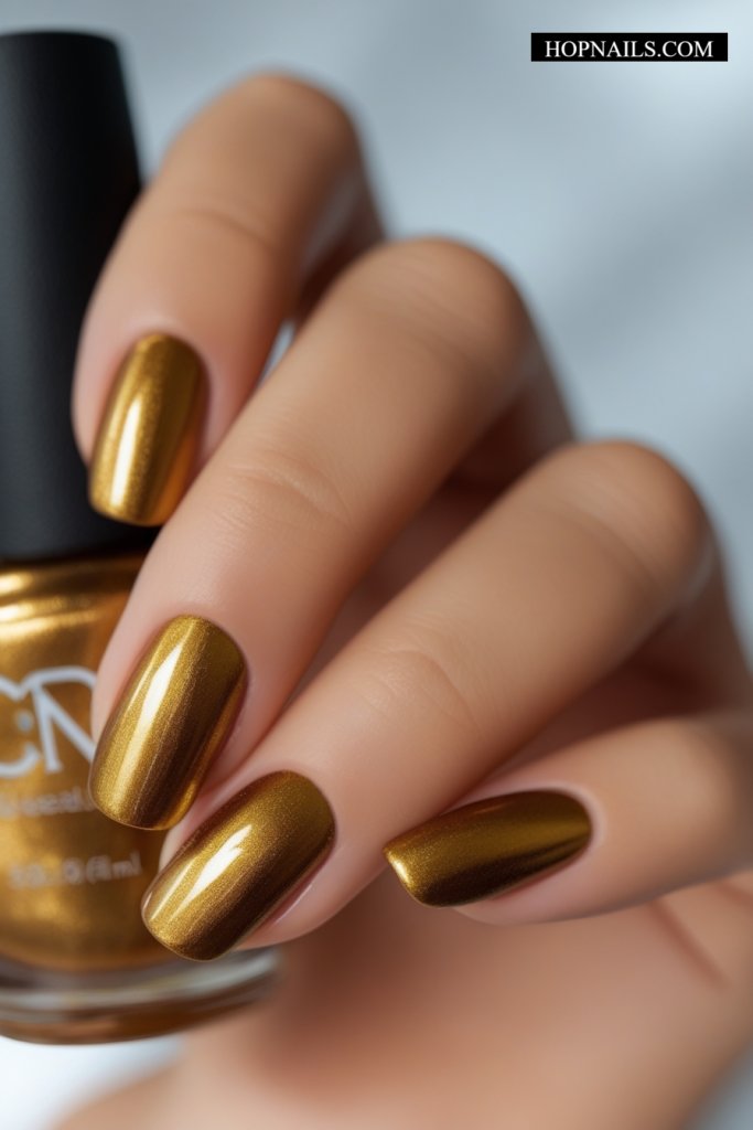 All Gold Errythang nail