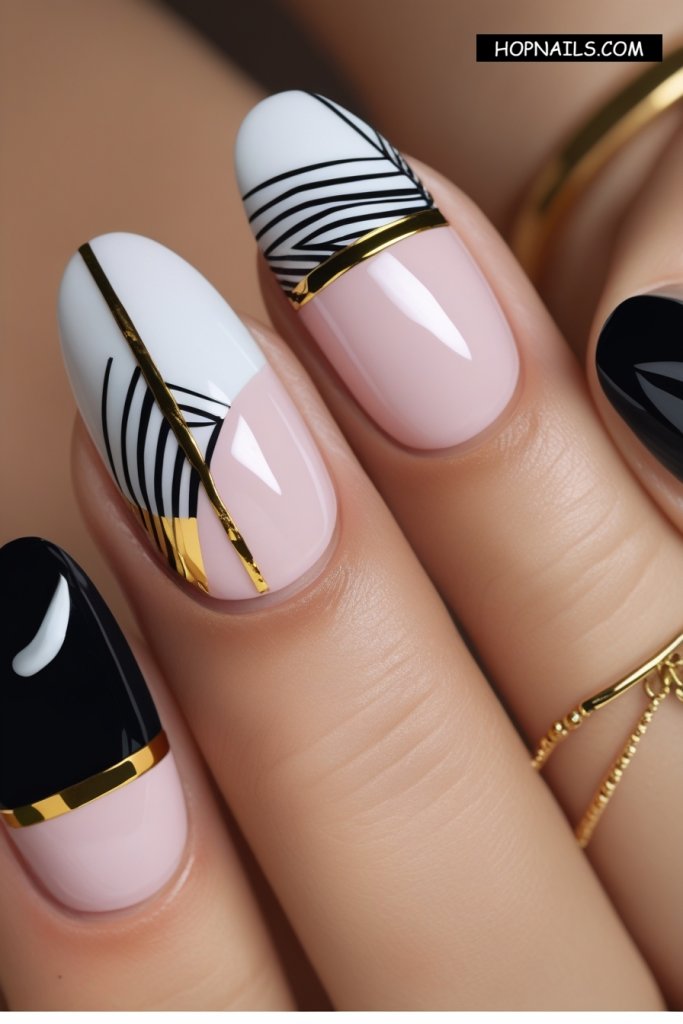 Art Deco nail