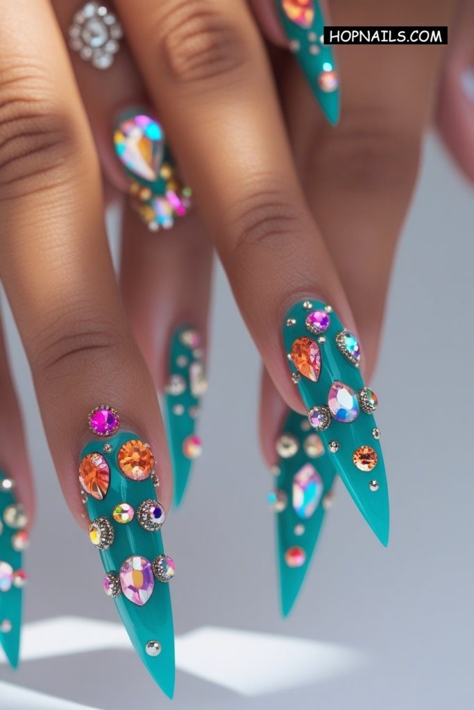 Bejeweled Nails