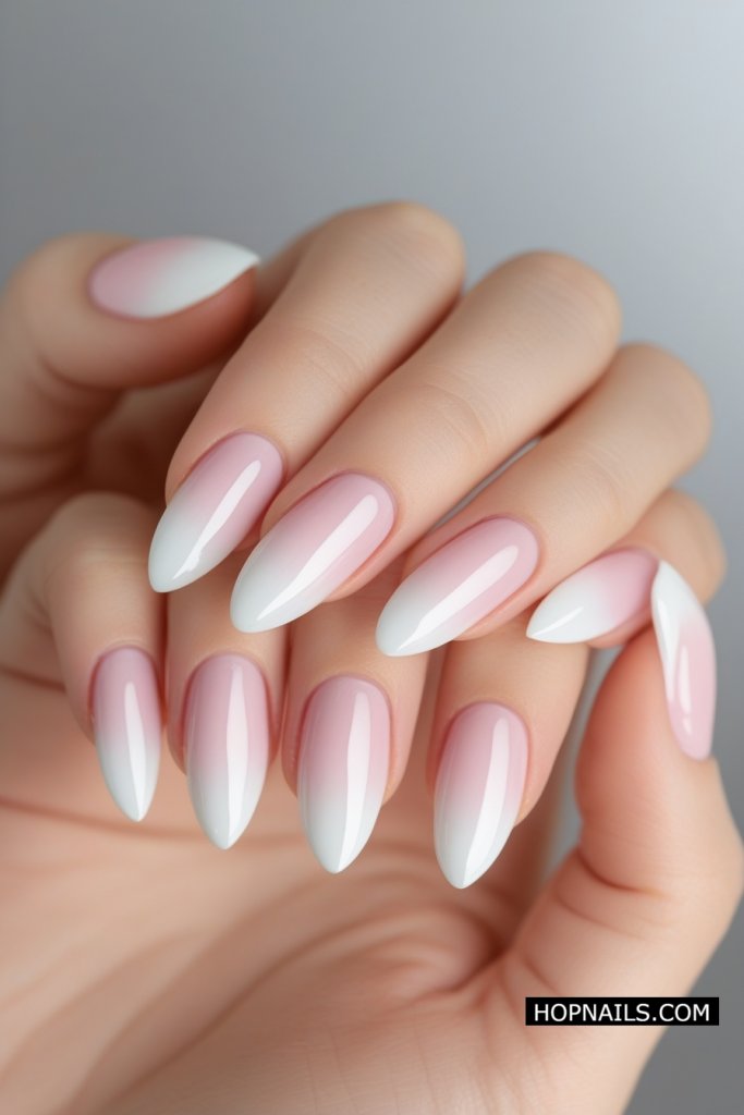 Bright White nail