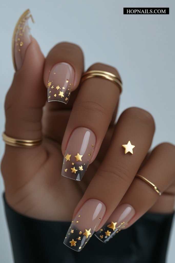 Celestial Gold nail