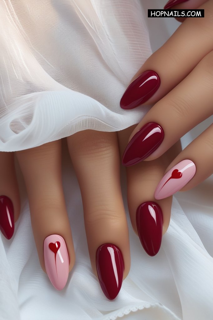 Cherry Red nail