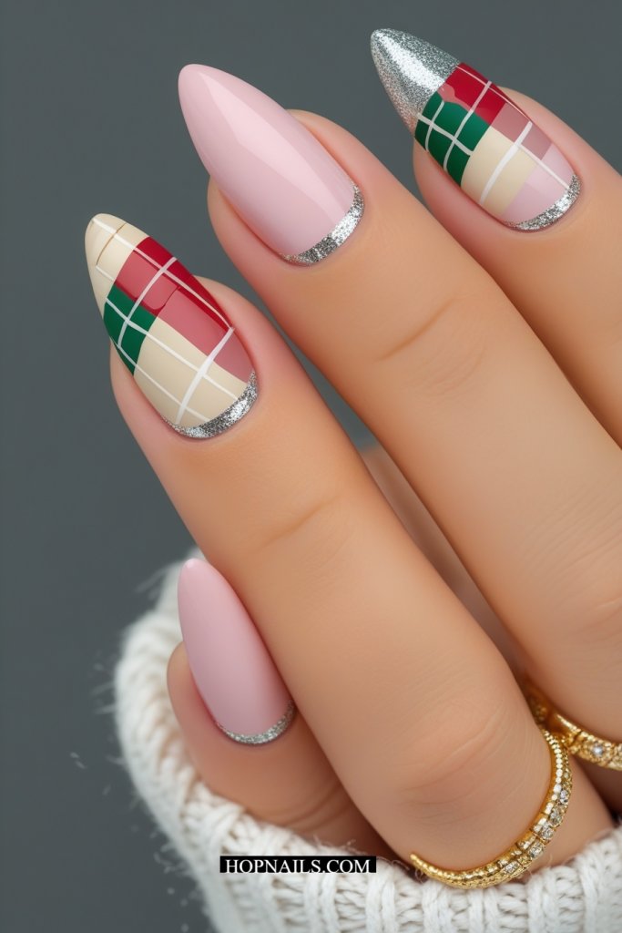 Classic Plaid nail