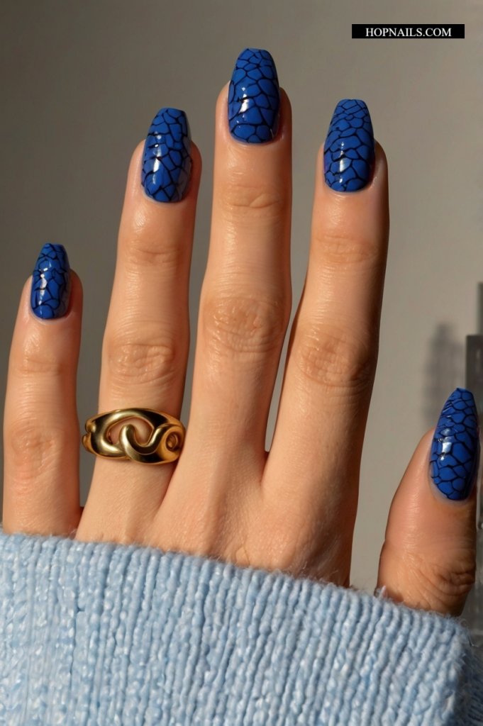 Croc Print nail