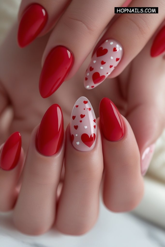 Cute Valentine’s Day Nails
