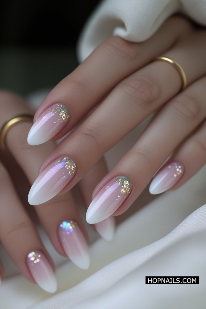 Cuticle Glitter nail