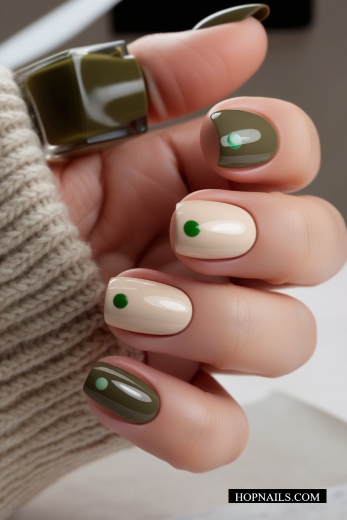 Dot Accent nail