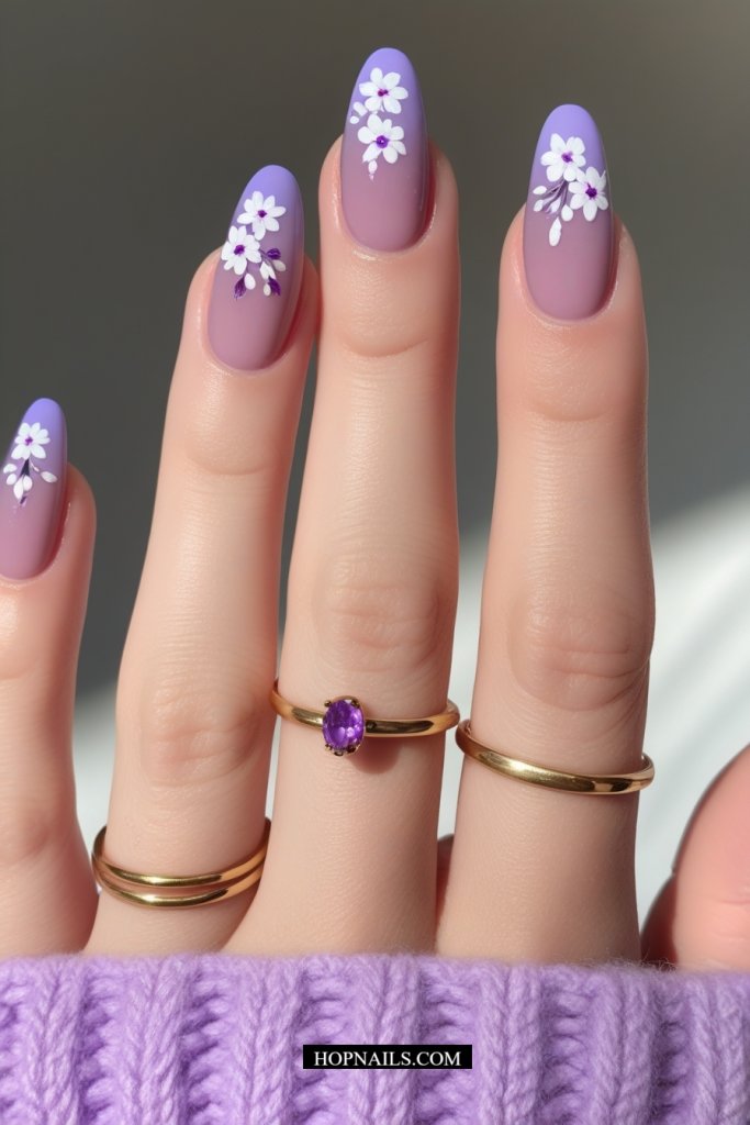 Faded French nail