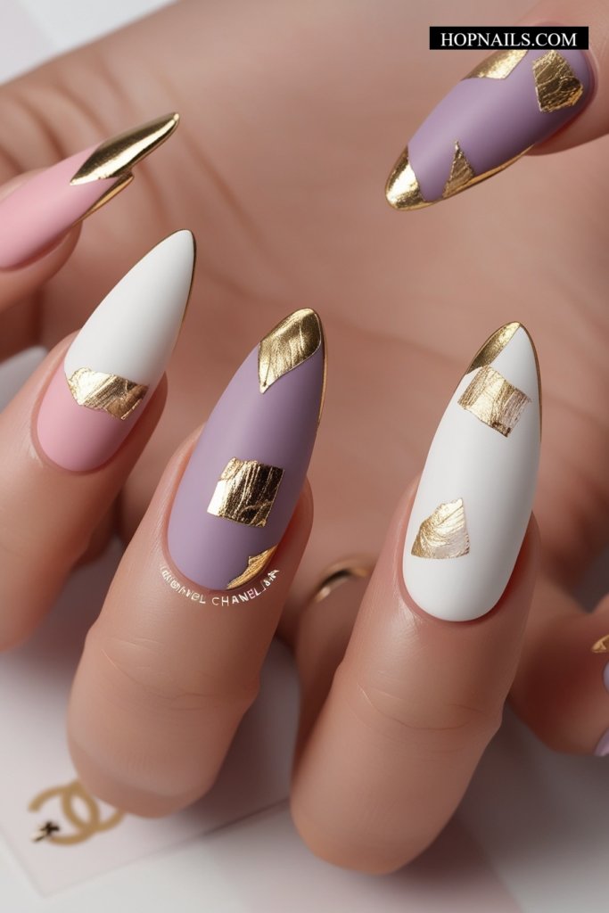 Gilded Gold nail