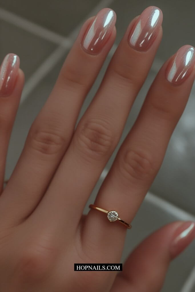 Glazed Frenchies nails