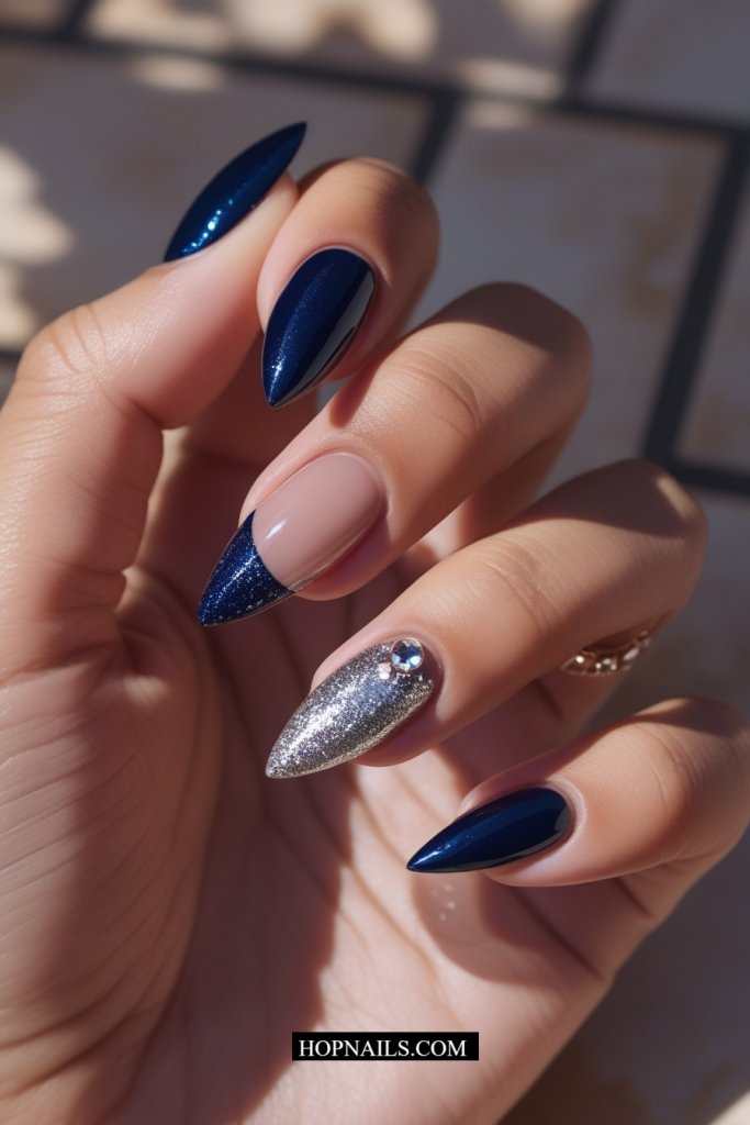 Glitter & Gems nail