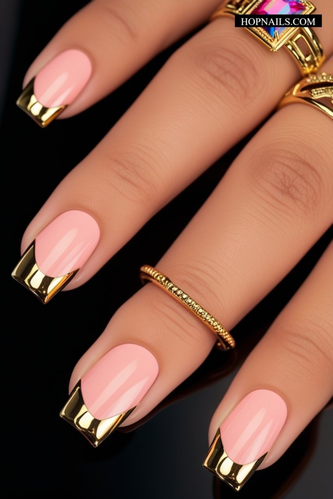 Gold Chrome Tips
