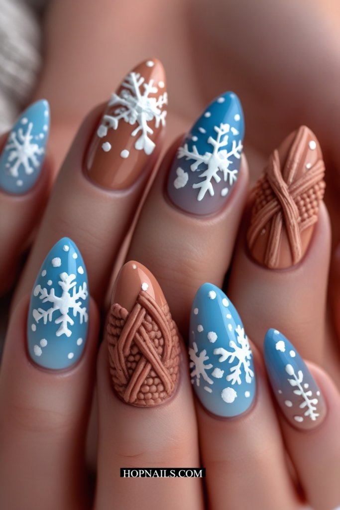 Let it Snow nail