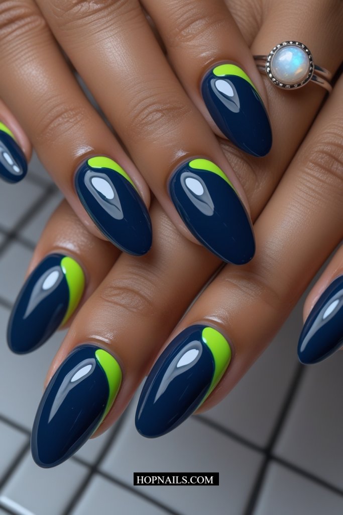 Lime Twist nail