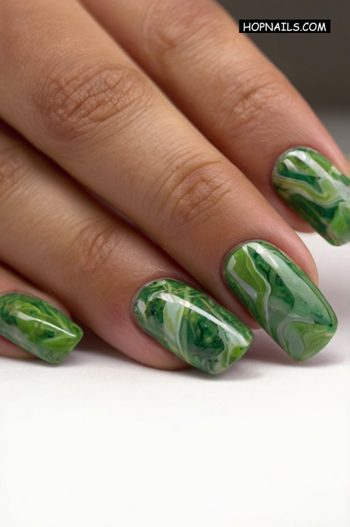 Marble Finish nail