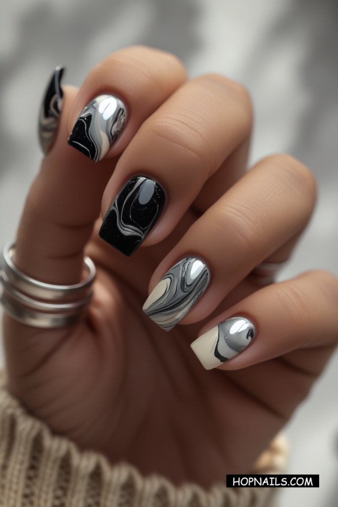 Marble Nails
