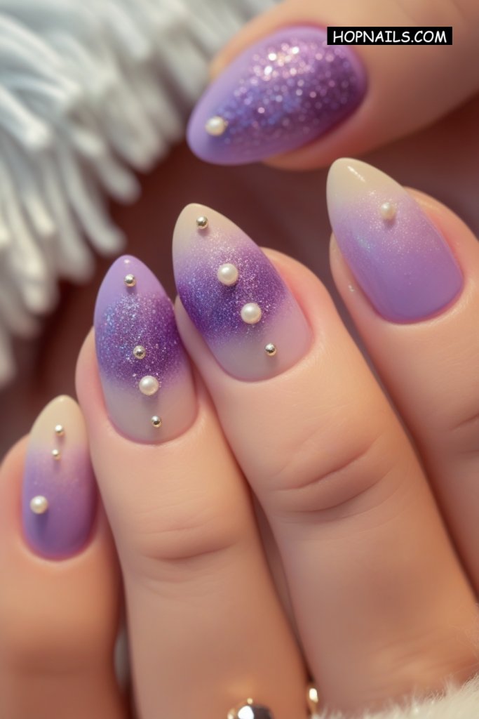 Mixed Textures nail