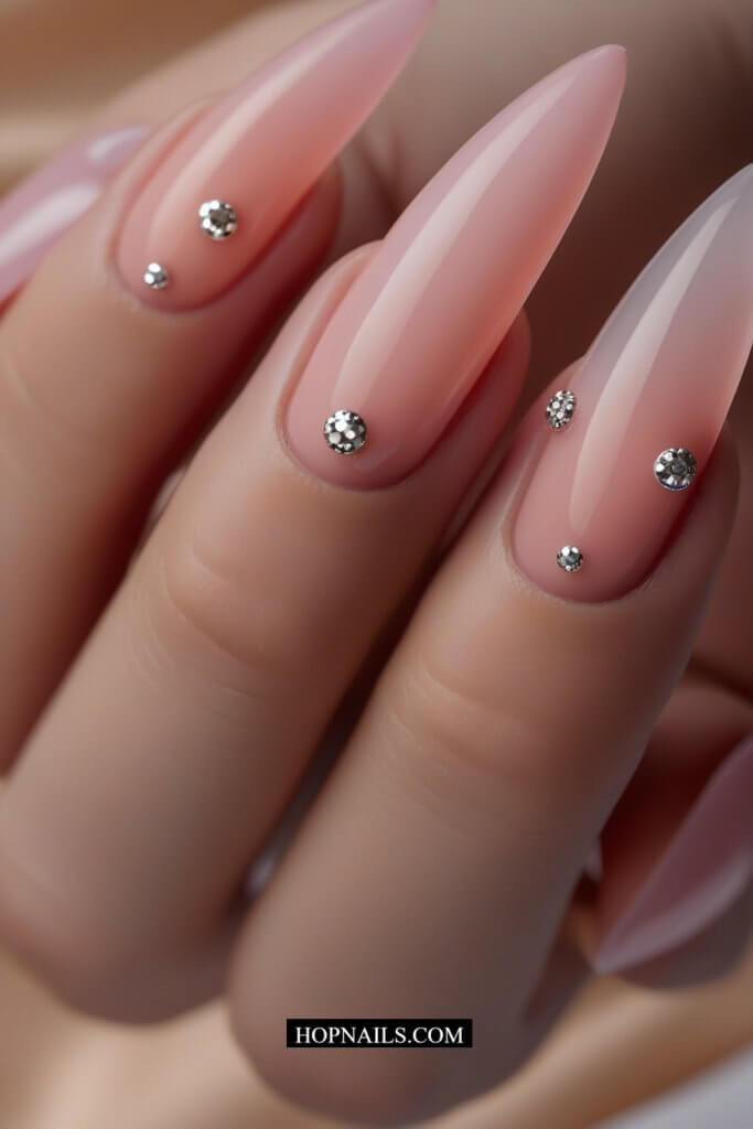 Rhinestone Accents nail