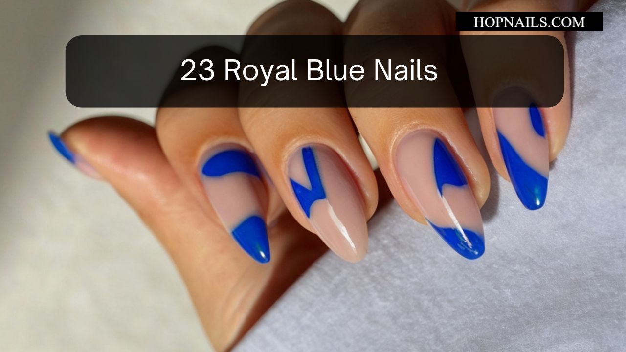 Royal Blue Nails