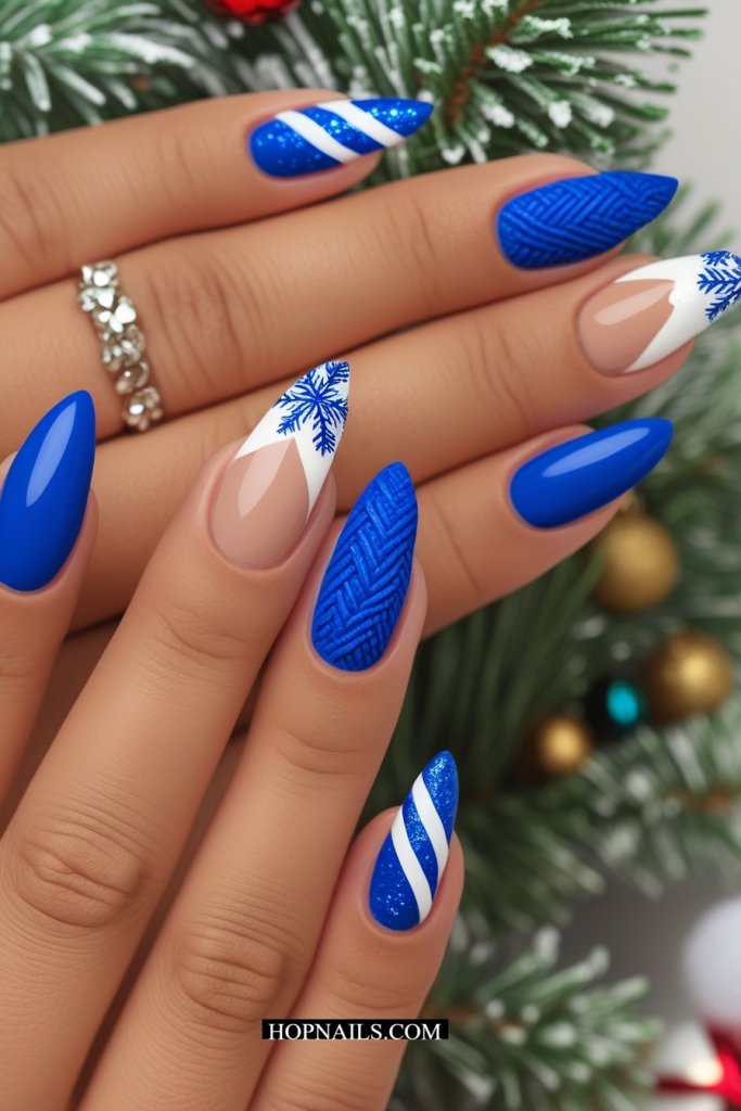 Royal Blue nail