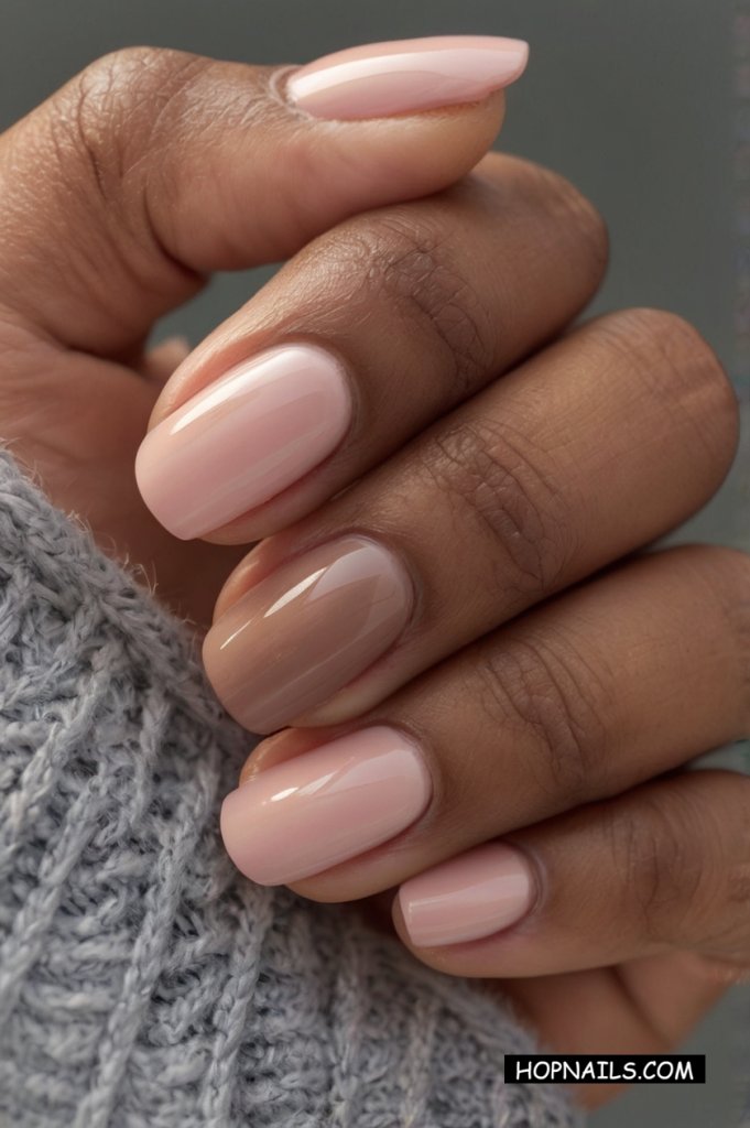 Sheer and Subtle nail