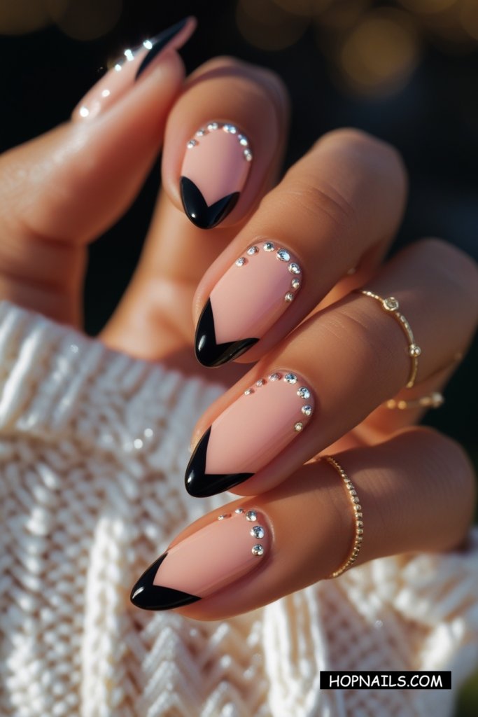 Silver Bling nail