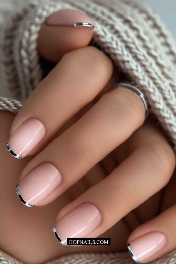Silver Tips nail