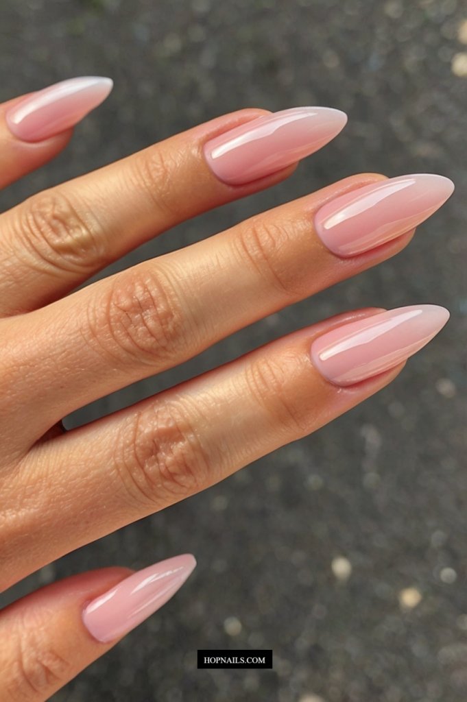 Strawberry Glazed Donut manicure
