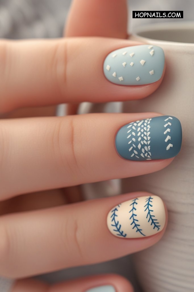 Sweater Pattern nail