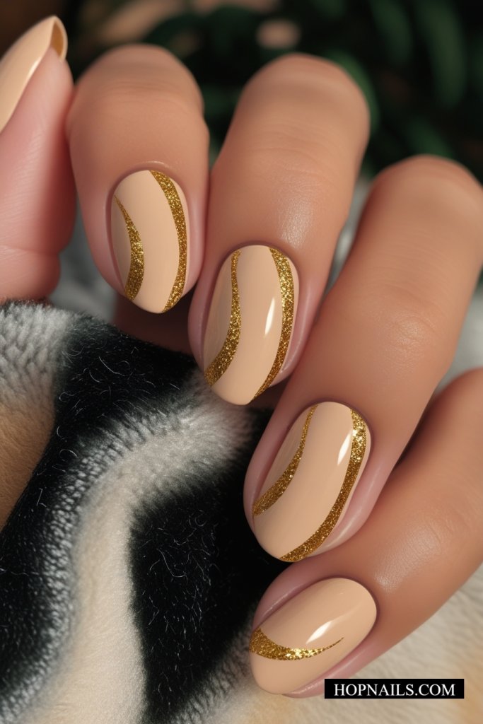 Swirly Pop nail