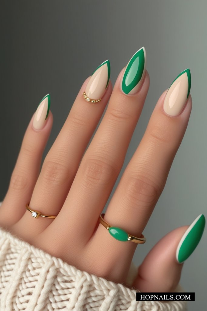 Viridian Green nail