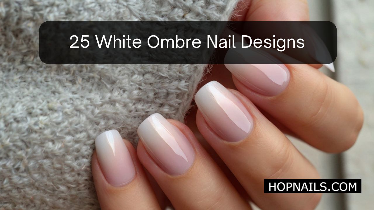 White Ombre Nail