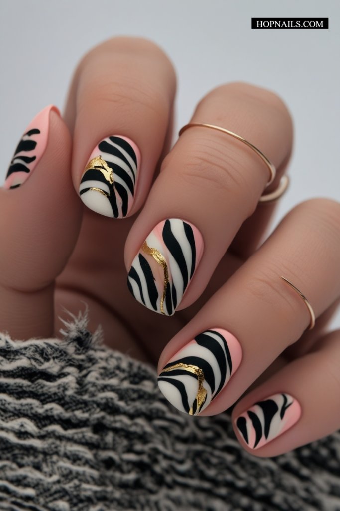 Zebra Nails