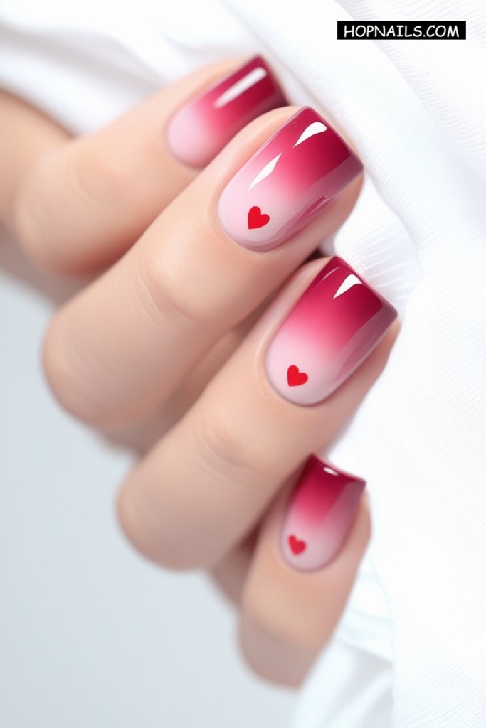 gradient nail art