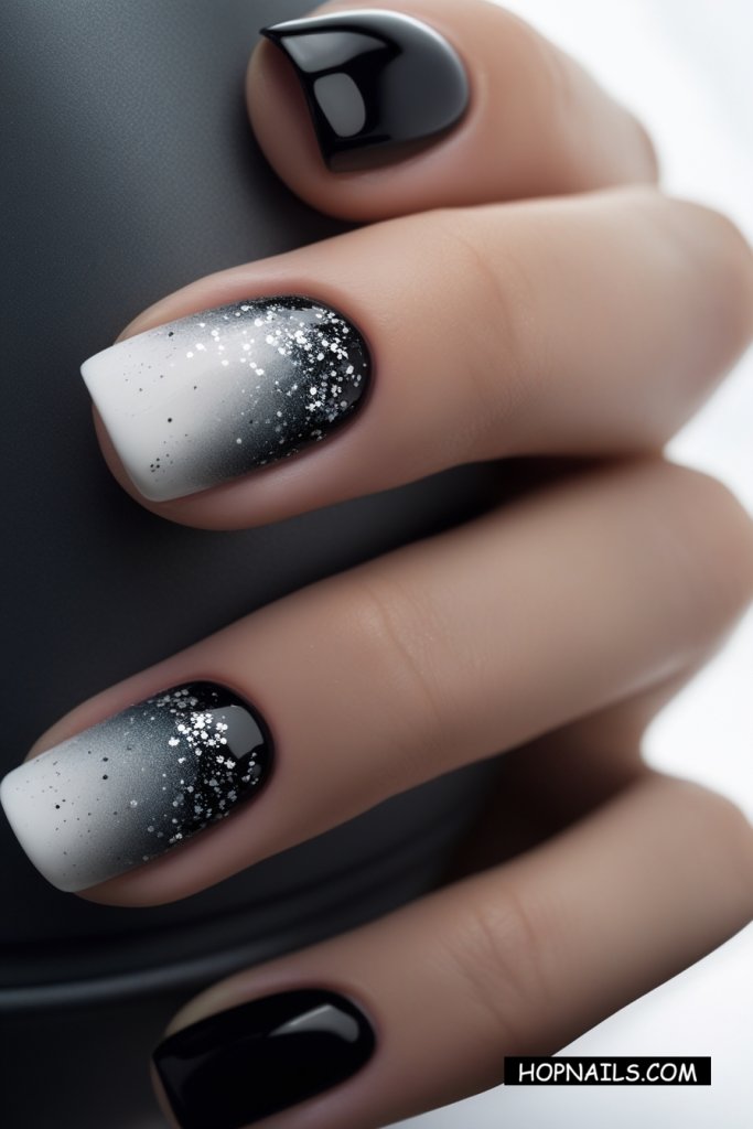ombre nail art